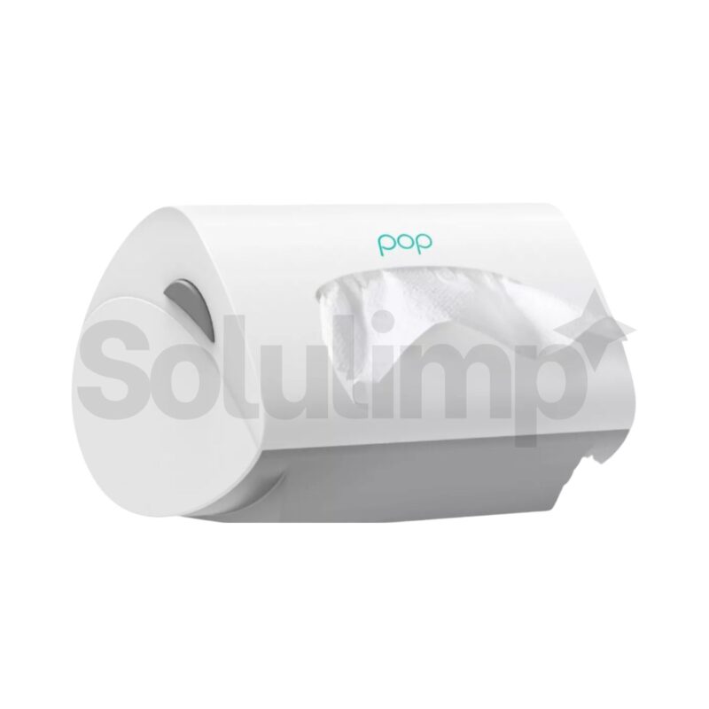 Paper Pop Dispensador De Papel Toalha (branco/cinza)