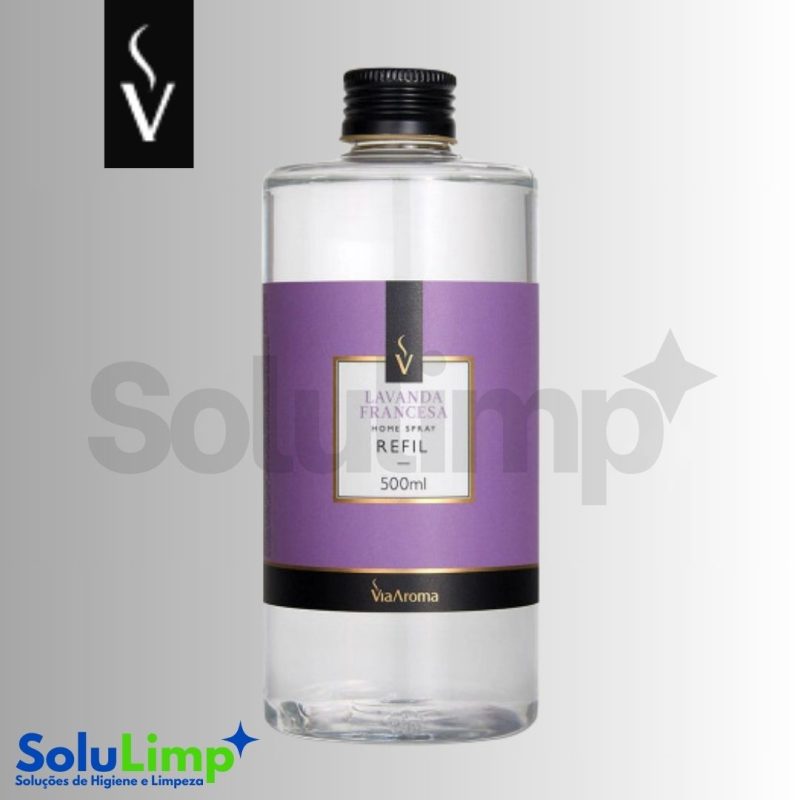 Refil Via Aroma 500ml Home Spray Classica Lavanda Francesa