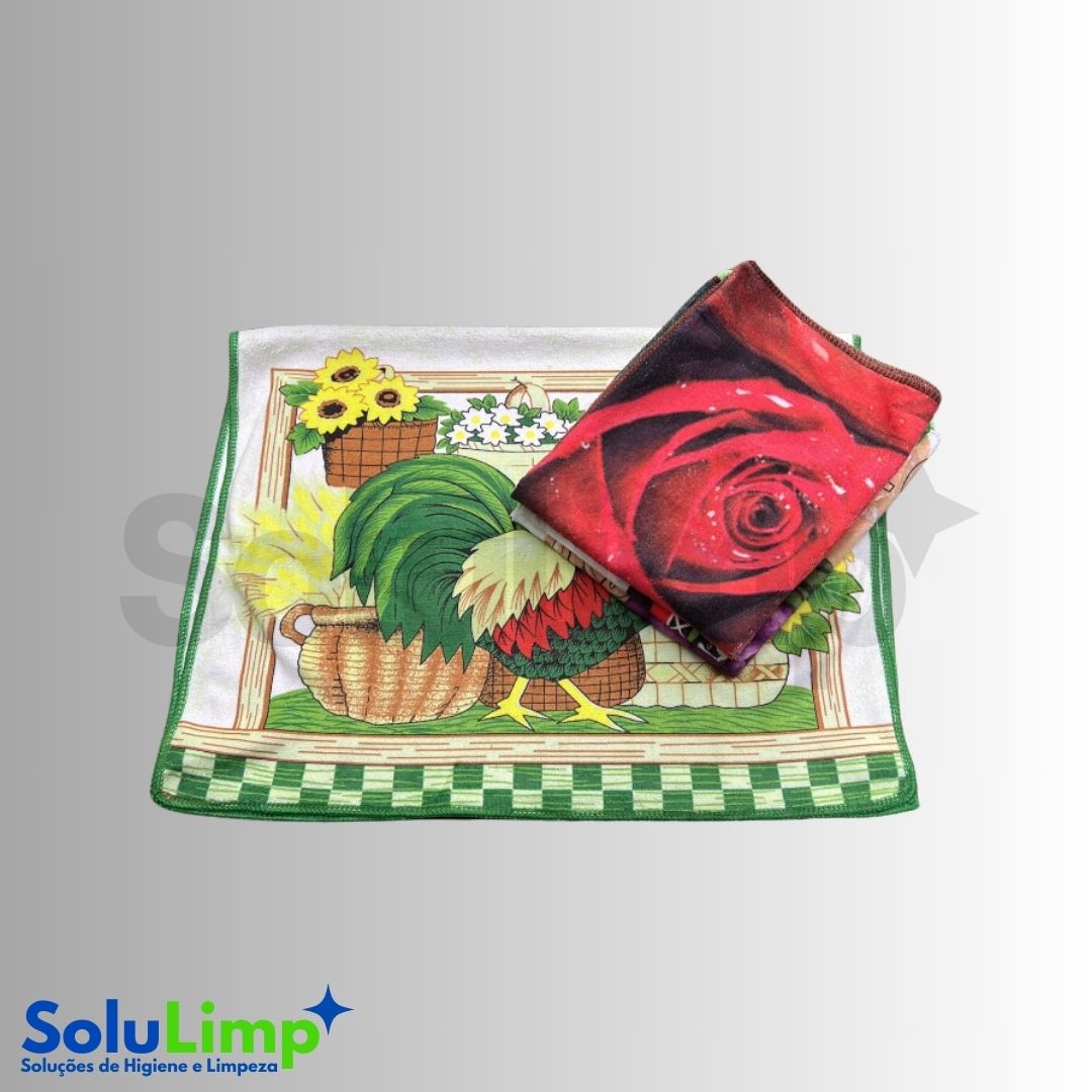 Pano De Prato Estampado M 45x65 - Imagem 2