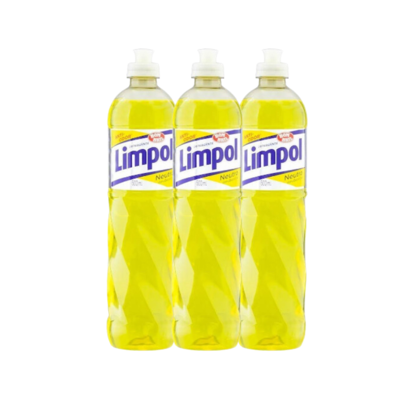 Detergente Limpol 500ml Neutro - Imagem 2
