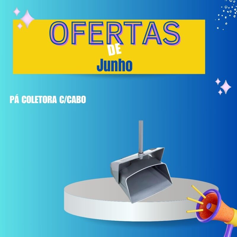 Pa Coletora Com Cabo De Aluminio Nycol