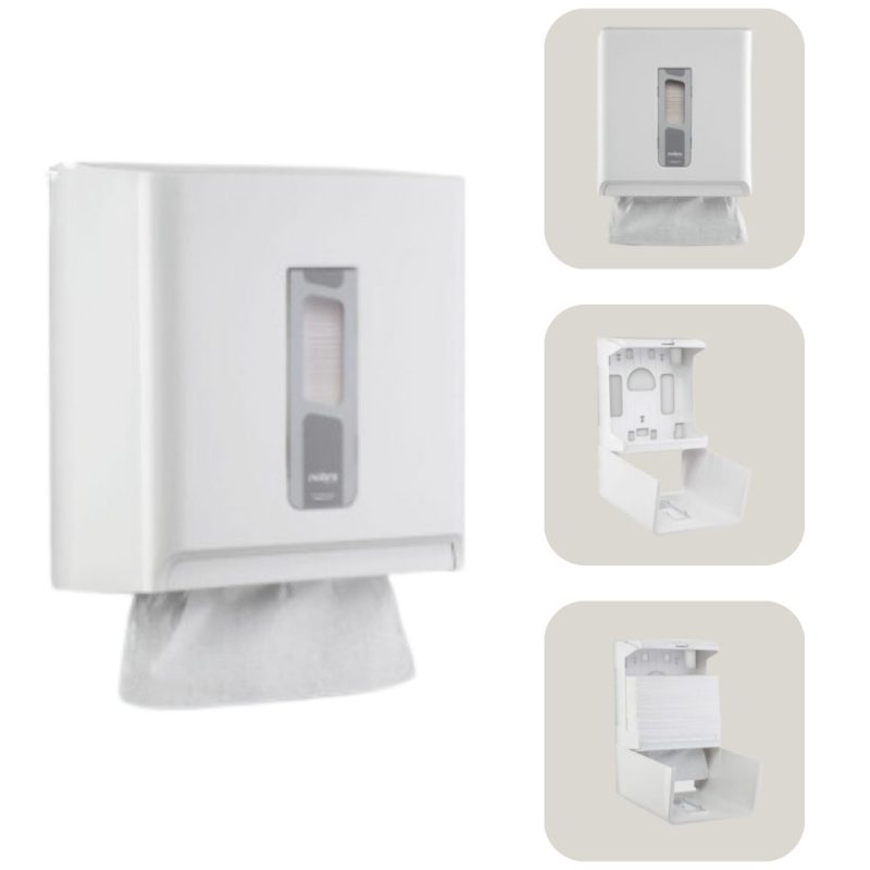 Dispenser P/hig. Rolao 300/500m. Branco Street - Nobre - Imagem 5