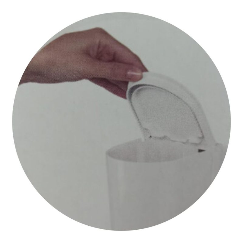 Dispenser Mini P/sabonete Liq. /alcool Gel 500ml.(c/reserv.val.xpro) (c/emb. Ind.) Branco - Nobre - Imagem 2