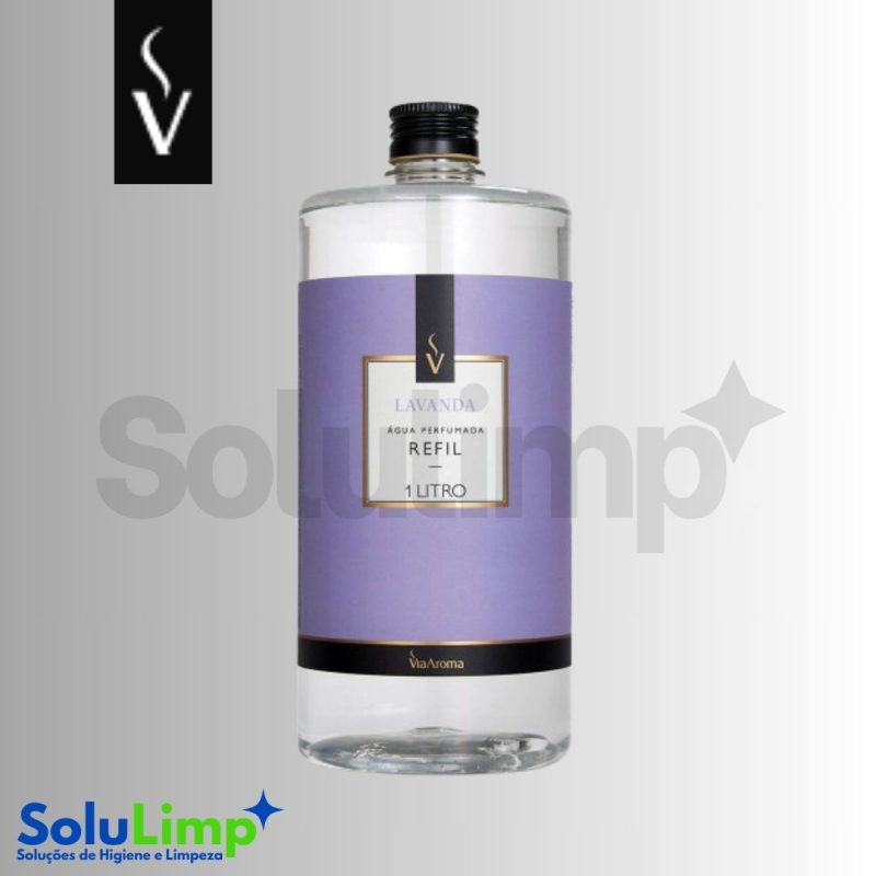 Refil Via Aroma 1lt Agua Perf. Classica Lavanda