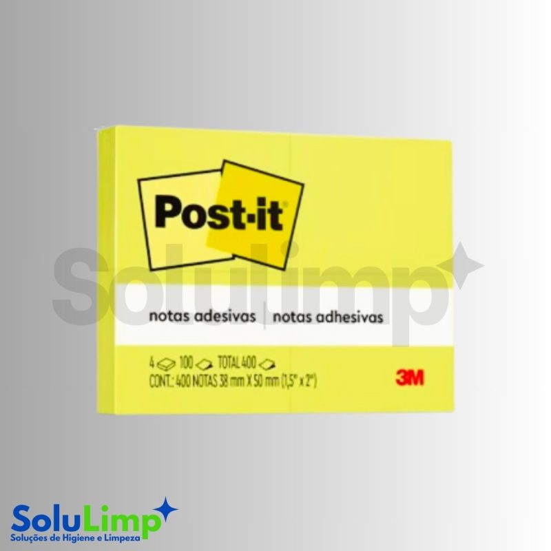 POST-IT AMARELO 38X50 C/4 UN.