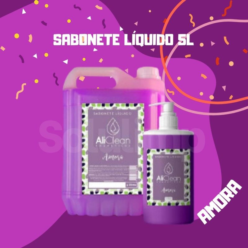 Sabonete Ali Clean Amora 5 L
