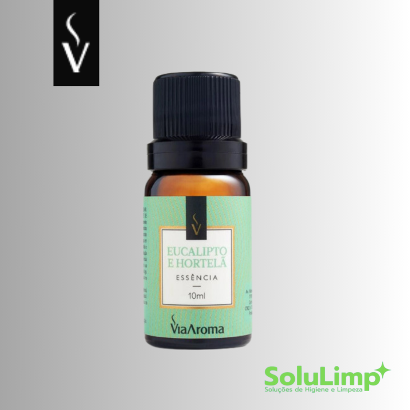 Essencia Via Aroma 10ml Classica Eucalipto E Hortela