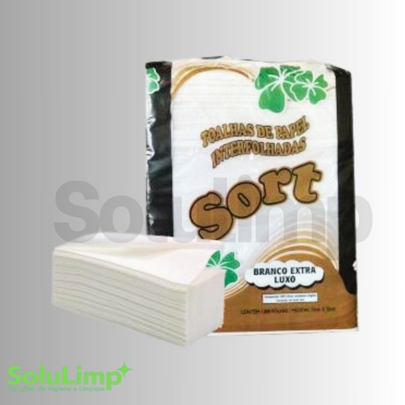 Papel Interfolhado Sort Extra Luxo 20x21 C/1000 Fls