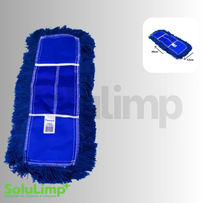 Refil Mop Po 40 X 12cm Euro Bralimpia - Imagem 2