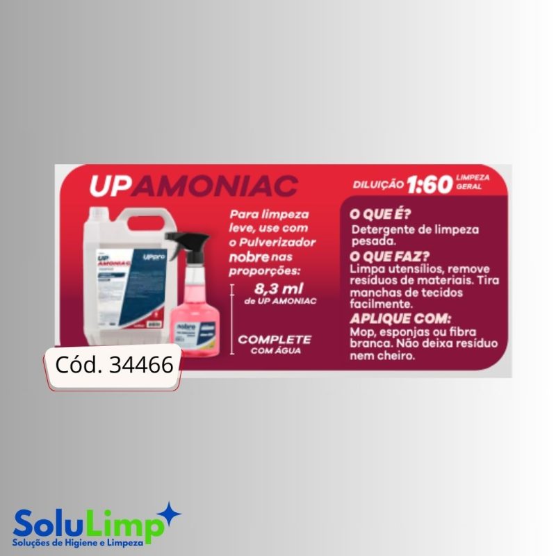 Detergente Amoniacal  5l (concent.) E09 - Uppro Nobre - Imagem 2