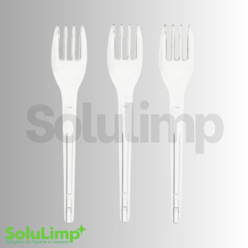 GARFO DESCARTÁVEL STRAWPLAST SOBREMESA CRISTAL PCT C/50 UN. - Imagem 2