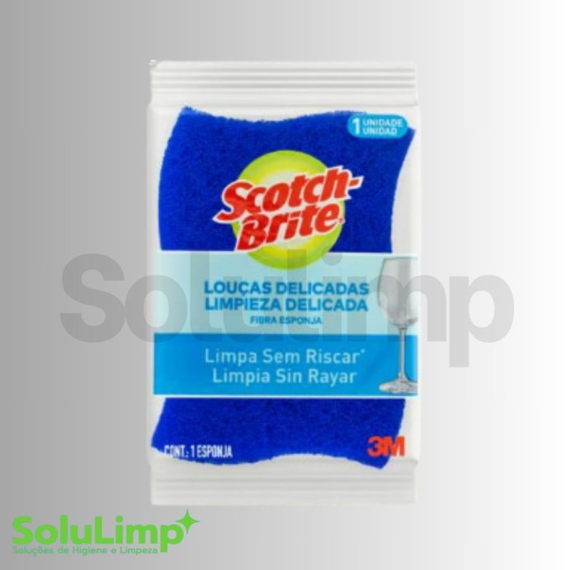 ESPONJA SCOTCH SBRITE N/RISCA AZUL C/1