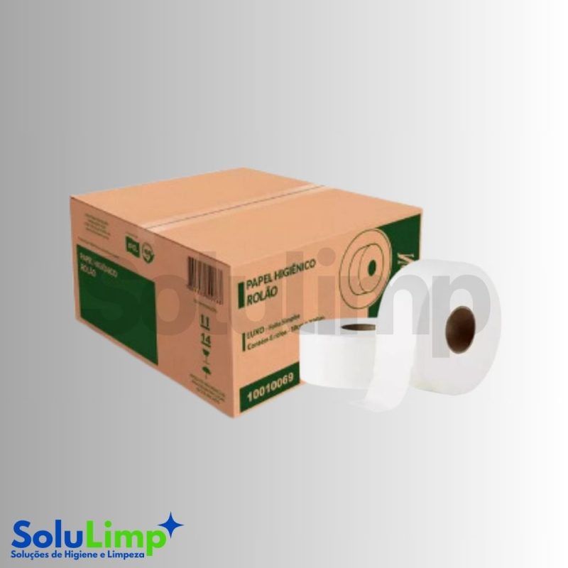 PAPEL HIGIÊNICO ROLAO FS INDAIAL IPEL10CM X 300M 17G - 8 RLS - Imagem 2