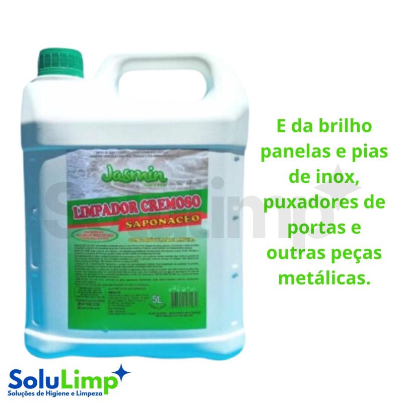 Limpador Cremoso Saponaceo Jasmin 5lt - Imagem 3
