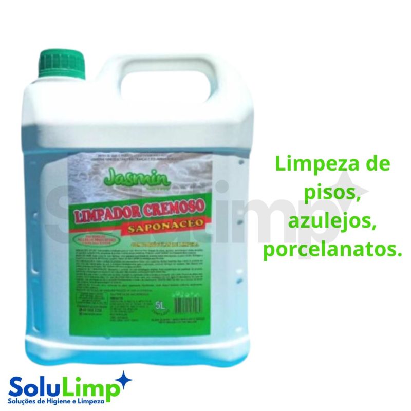 Limpador Cremoso Saponaceo Jasmin 5lt - Imagem 4