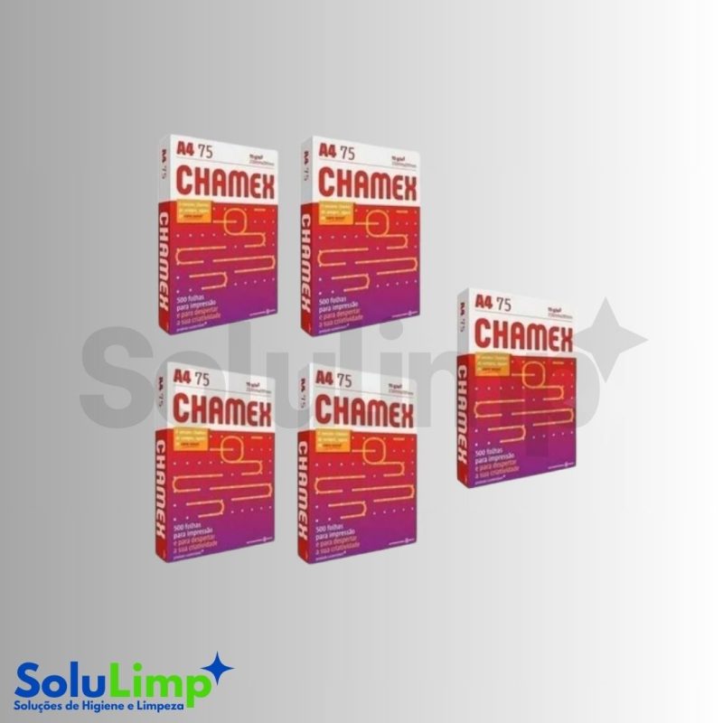Papel Sulfite A4 Chamex 75g 10 Pctx500 Fls - Imagem 4