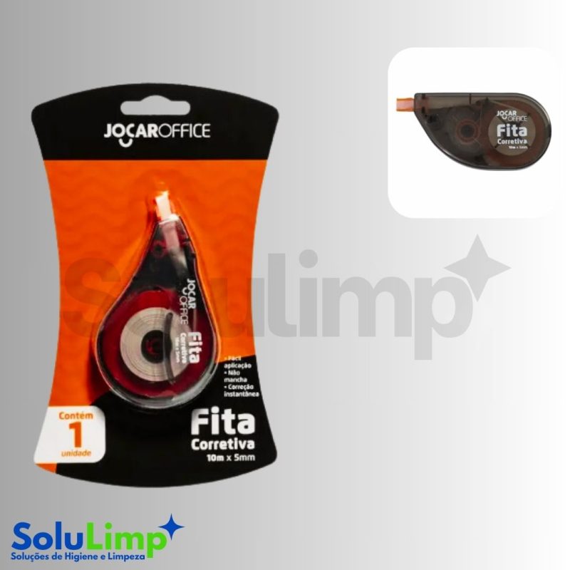 Corretivo Em Fita Jocar 5mmx10m Unidade 91416 - Leonora - Imagem 2