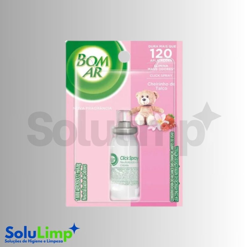 Bom Ar Click Refil Cheiro De Talco 12ml