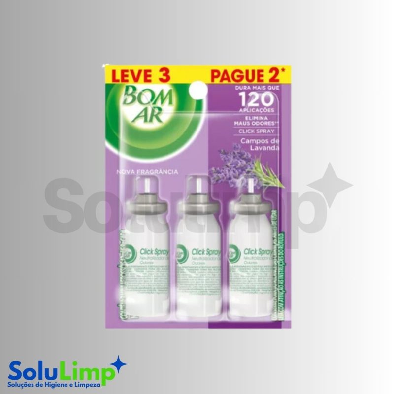 Bom Ar Click Refil L3p2 Lavanda 12ml