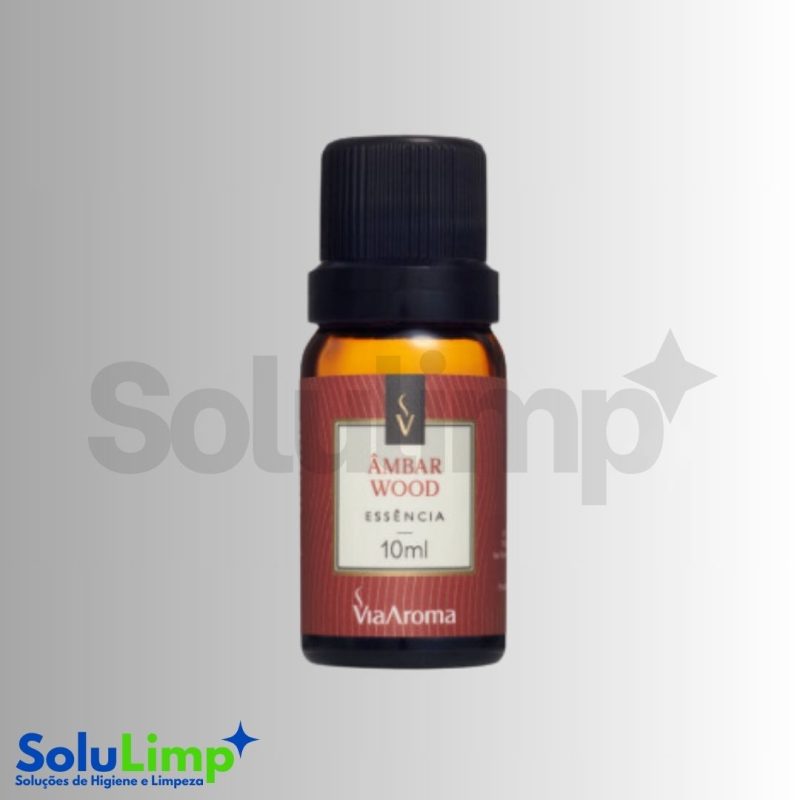 Essencia Via Aroma 10ml Classica Ambar Wood
