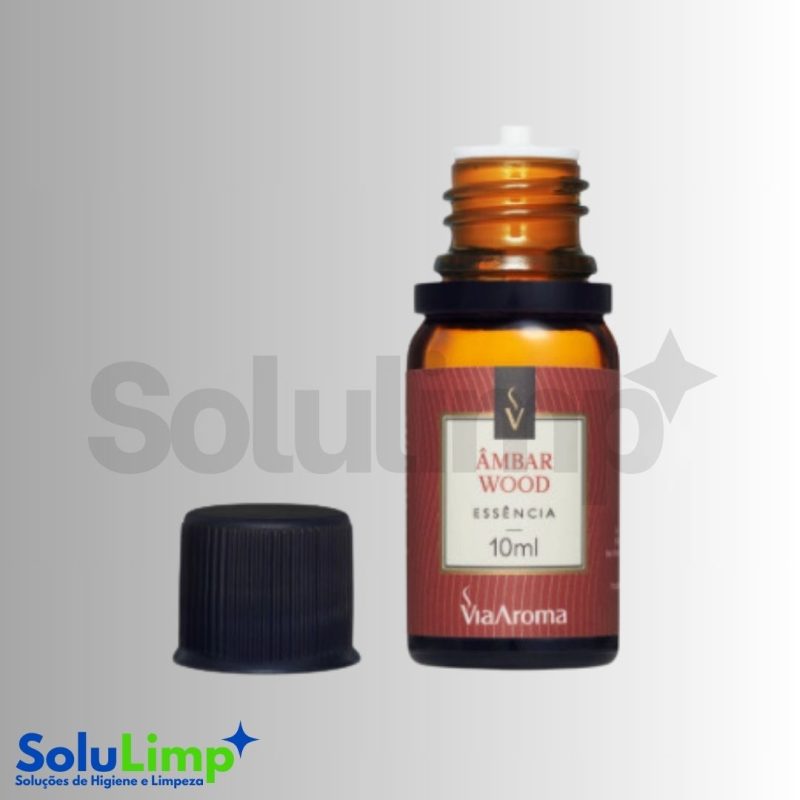 Essencia Via Aroma 10ml Classica Ambar Wood - Imagem 2