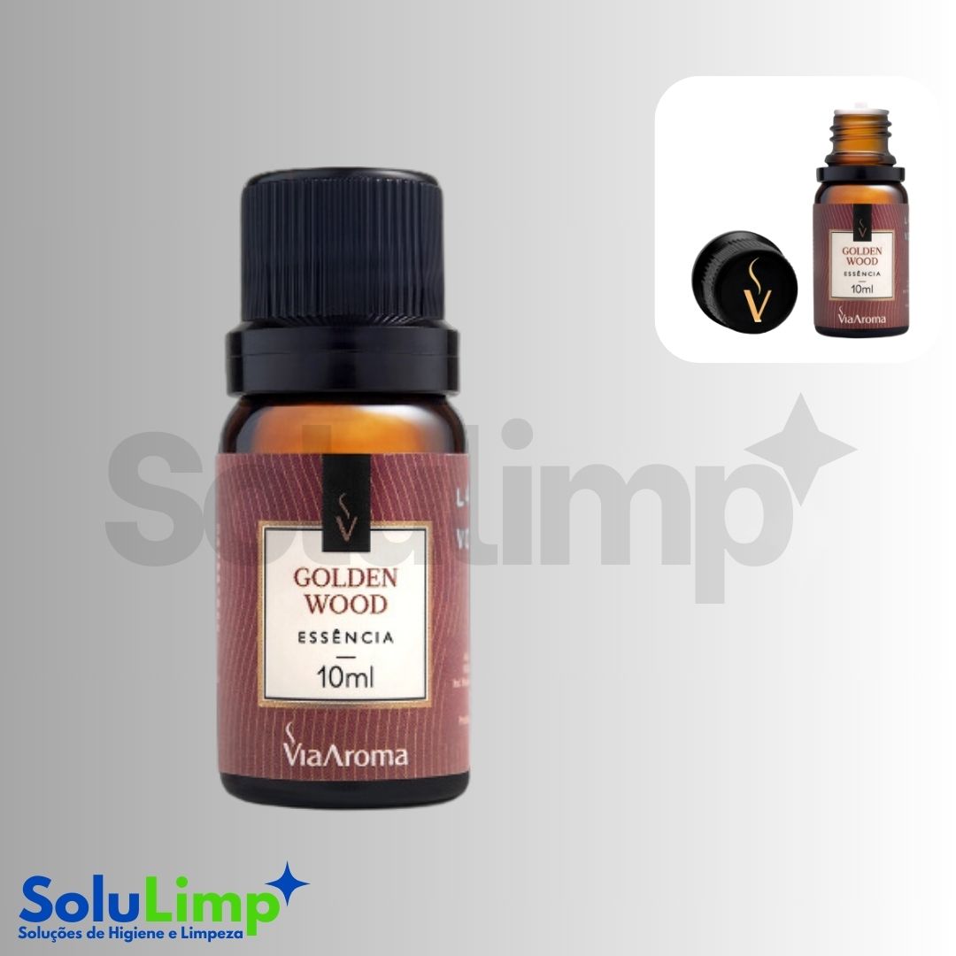 Essencia Via Aroma 10ml Classica Golden Wood - Imagem 3