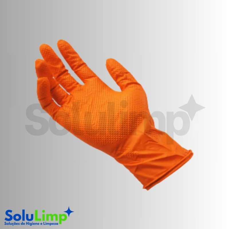 Luva Prot Supermax  Nitrilo Laranja Ignite Pt 5 Pares Tam Xg - Lote: 011996 Ca: 48823 - Imagem 2