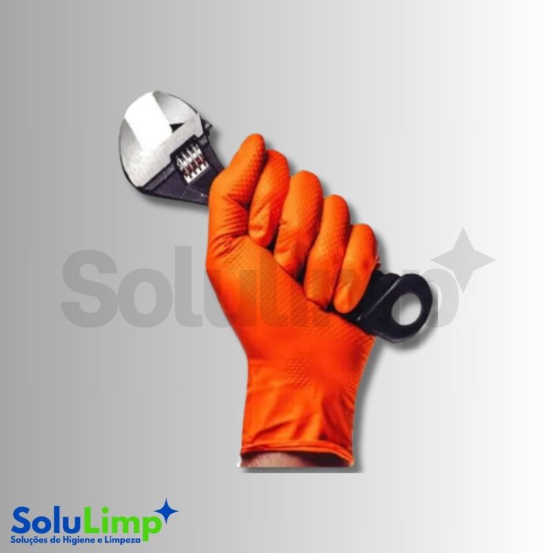 Luva Prot Supermax  Nitrilo Laranja Ignite Pt 5 Pares Tam Xg - Lote: 011996 Ca: 48823 - Imagem 4