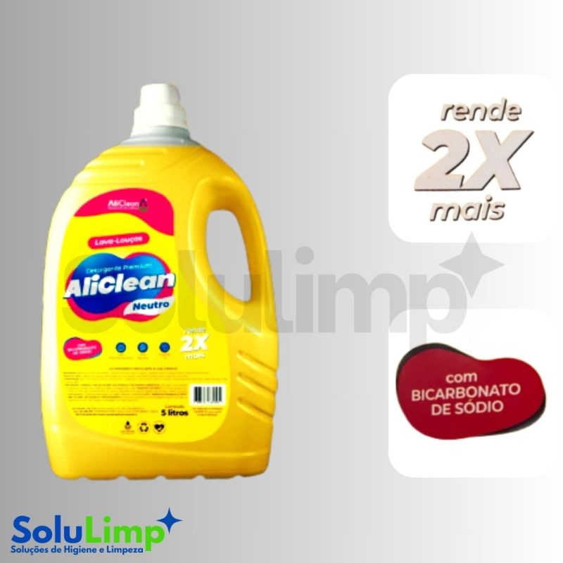 Detergente Ali Clean Premium Para Lavar Louca 5 L - Imagem 3