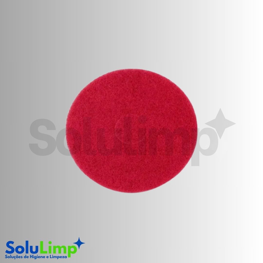 Disco P/enceradeira Vermelho 350mm. - Nobre