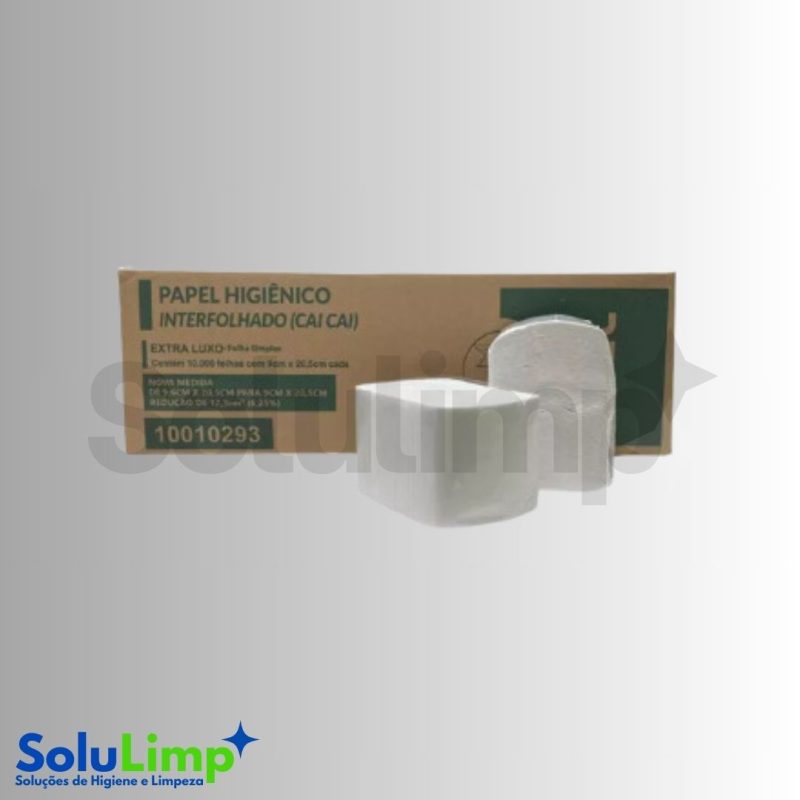 Papel Higienico Cai Cai Fs Ipel Elx 9cm X 20,5cm 17g - 10000 Fls - Imagem 2