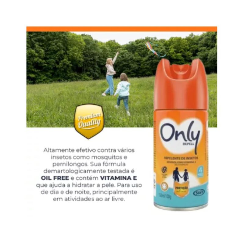Repelente Only Aerossol Start 150ml - Imagem 3