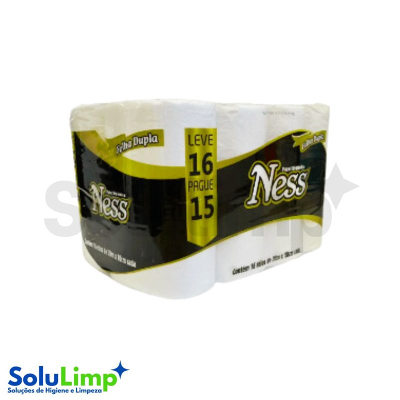 Papel Higienico Domestico Fd Ness Elx 10cm X 30m 28g - C/ 16rls - Imagem 2