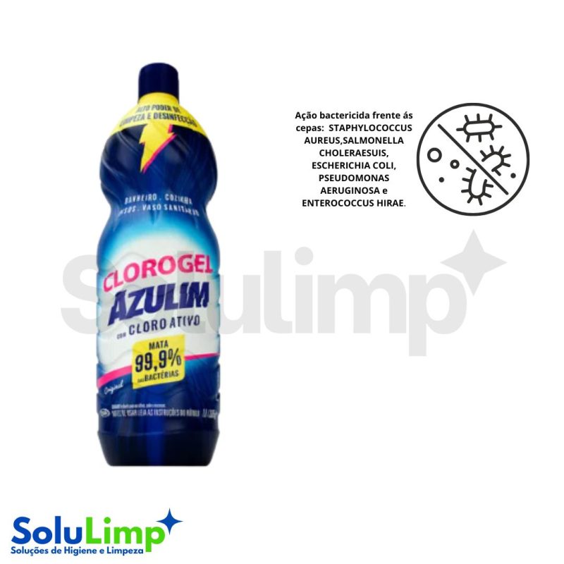Cloro Gel Azulim 1,05kg/1l - Imagem 3