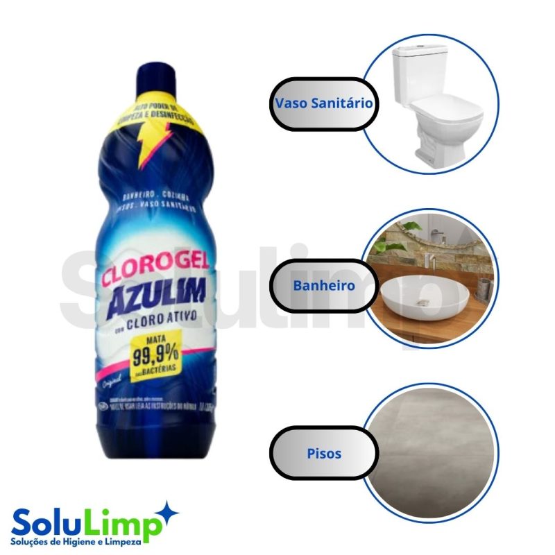 Cloro Gel Azulim 1,05kg/1l - Imagem 4