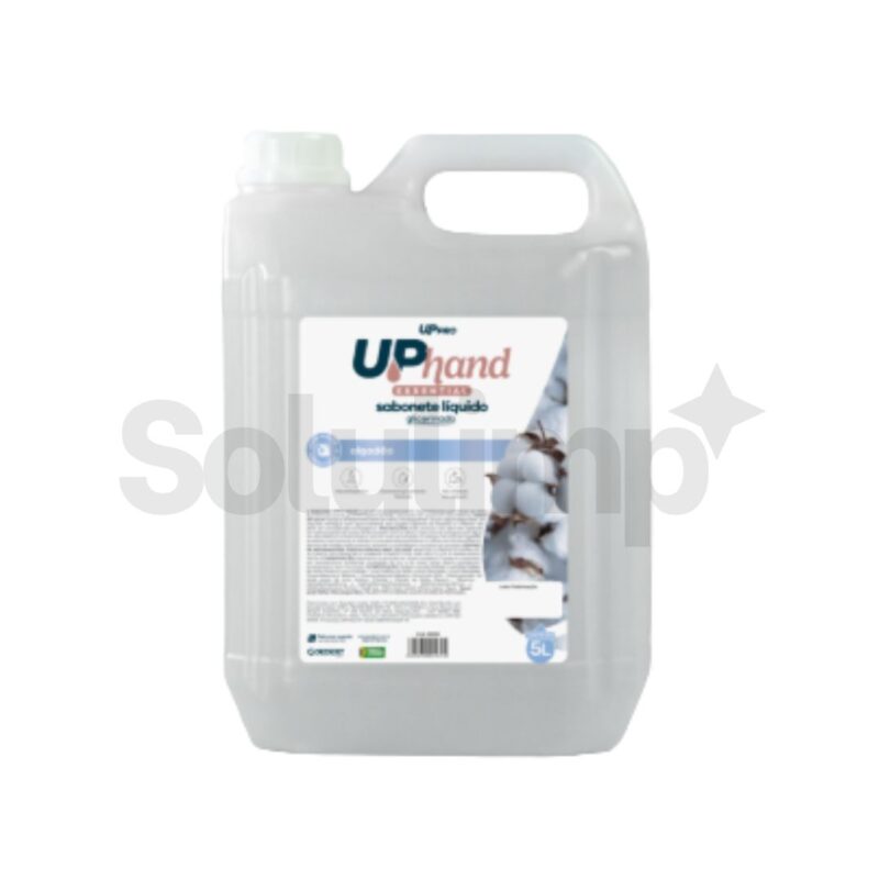 Sabonete Liquido Glicerinado 5l (branco) Algodao Up Hand Essential - Uppro