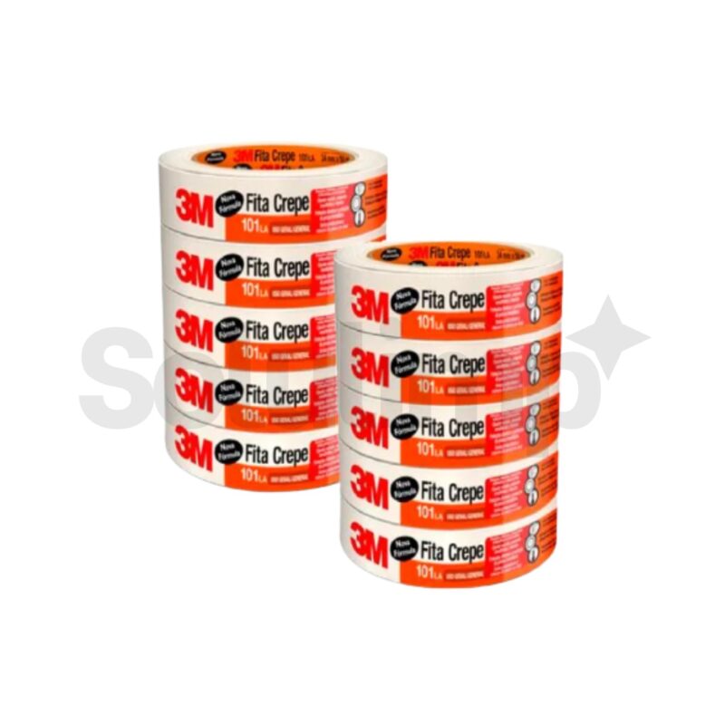Fita Crepe 101LA 24mmX50m 3M - Imagem 3