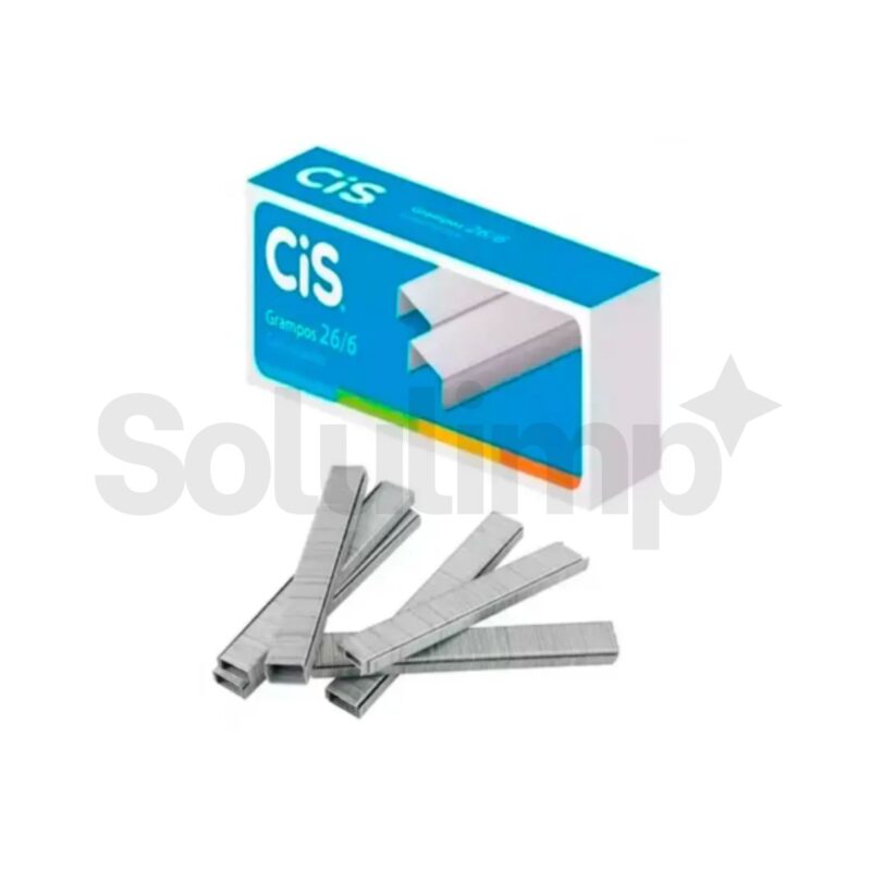 Grampo Para Grampeador 26/6 Galvanizado 5000 Grampos Caixa 179.5402 - Sertic - Imagem 2