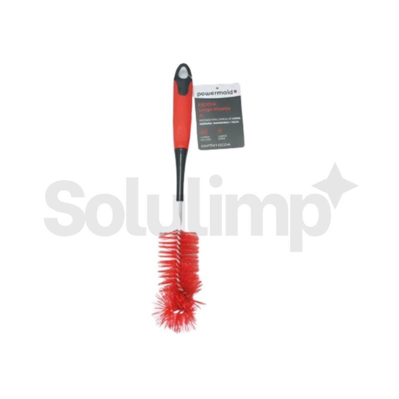 Escova Longo Alcance Powermaid Garrfas, Mamadeiras E Tacas - Imagem 3