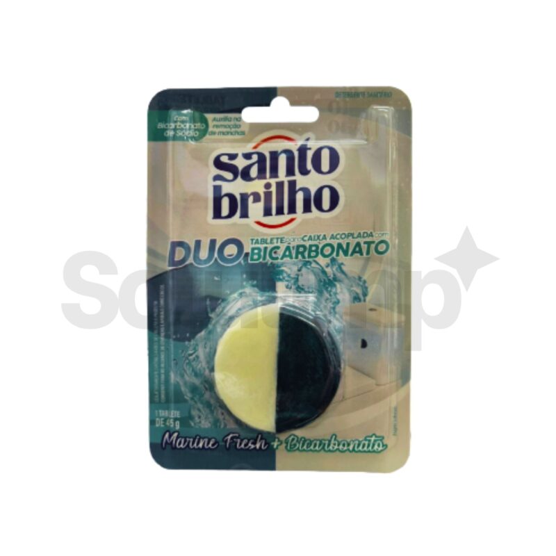 Bloco Caixa Acoplada Duo 45gr Santo Brilho