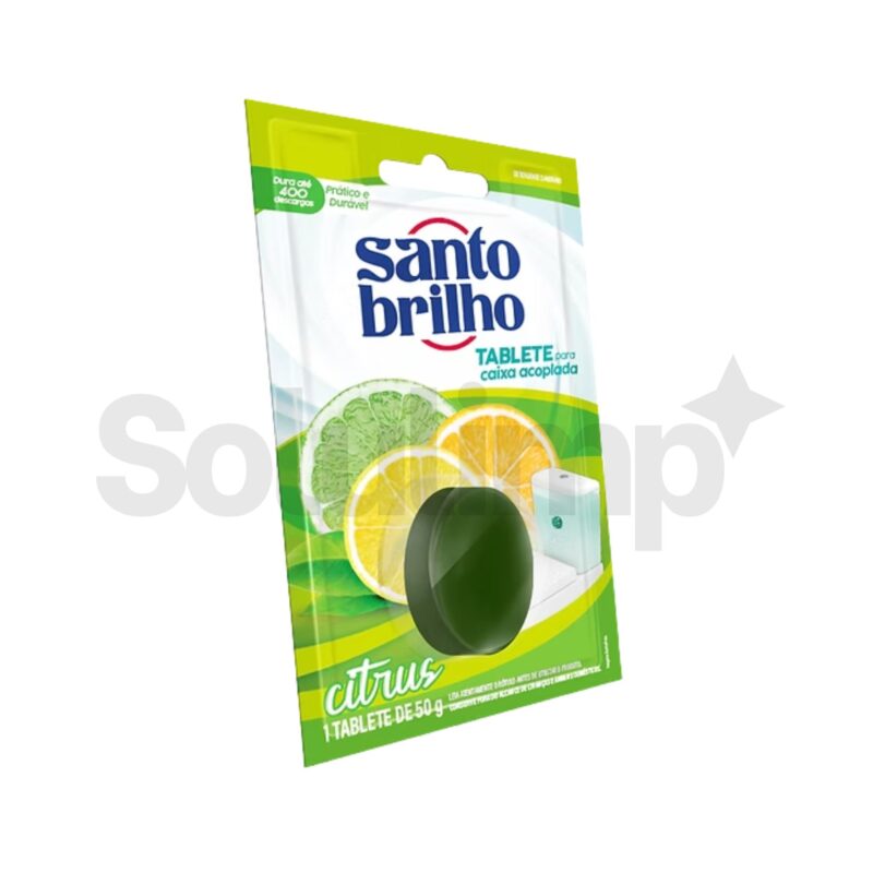 Bloco Santo Brilho Caixa Acoplada Citrus 50GR