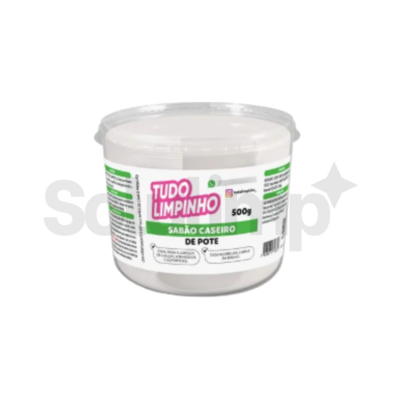 Sabao Caseiro De Pote 500G