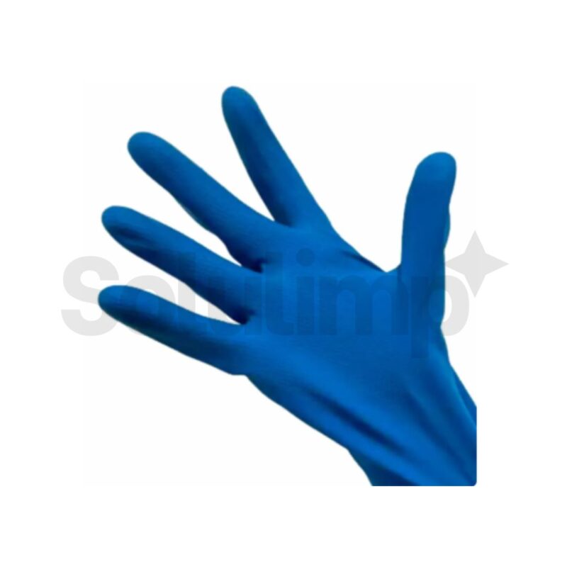 Luva Latex Azul Verniz Silver Slim Tam M Volk Ca37277 - Imagem 3