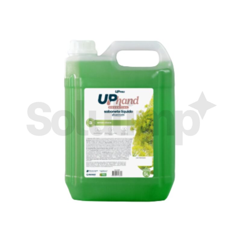 Sabonete Liquido Glicerinado 5l (verde) Erva Doce Up Hand Essential - Uppro