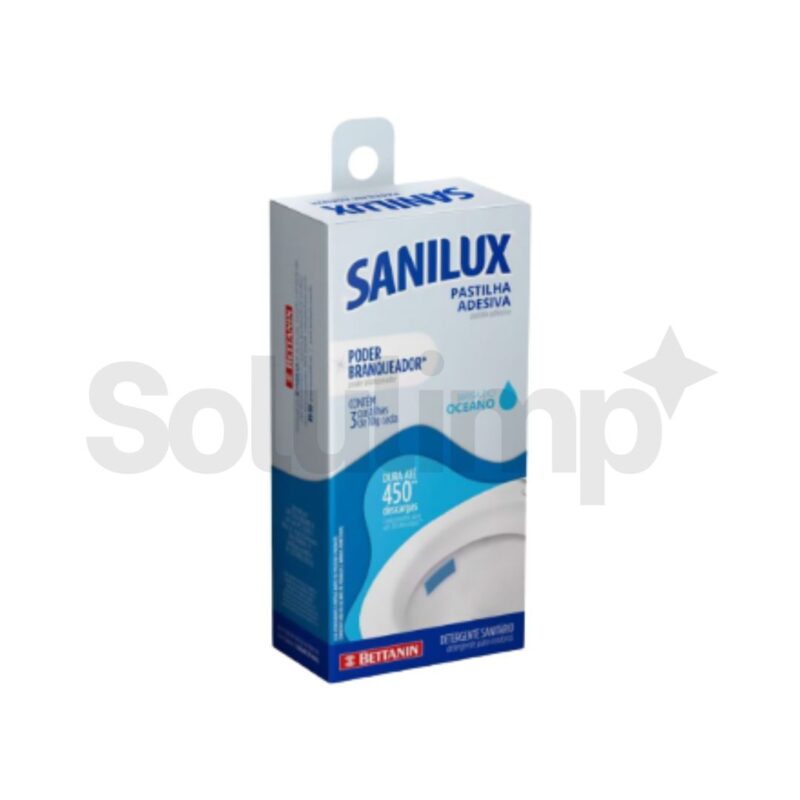 Pastilha Sanitaria Adesiva Brisa Do Oceano Sanilux Cx3un
