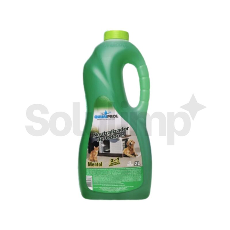 Neutralizador De Odores Quimiprol Pet Mentol 2l