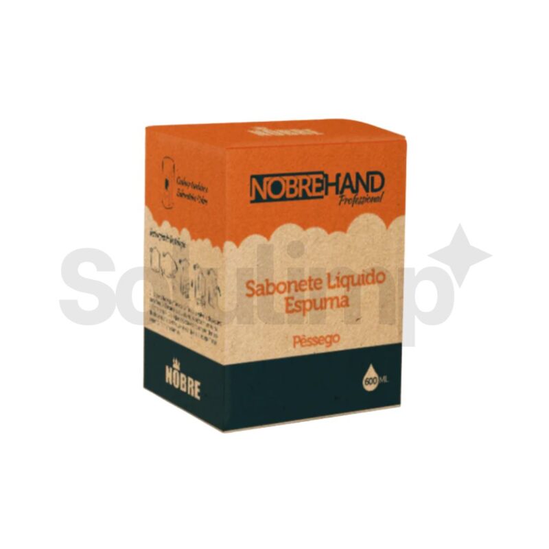 Sabonete Espuma Refil Bag 600ml (saboneteira Nobre City) Pessego - Nobre Hand
