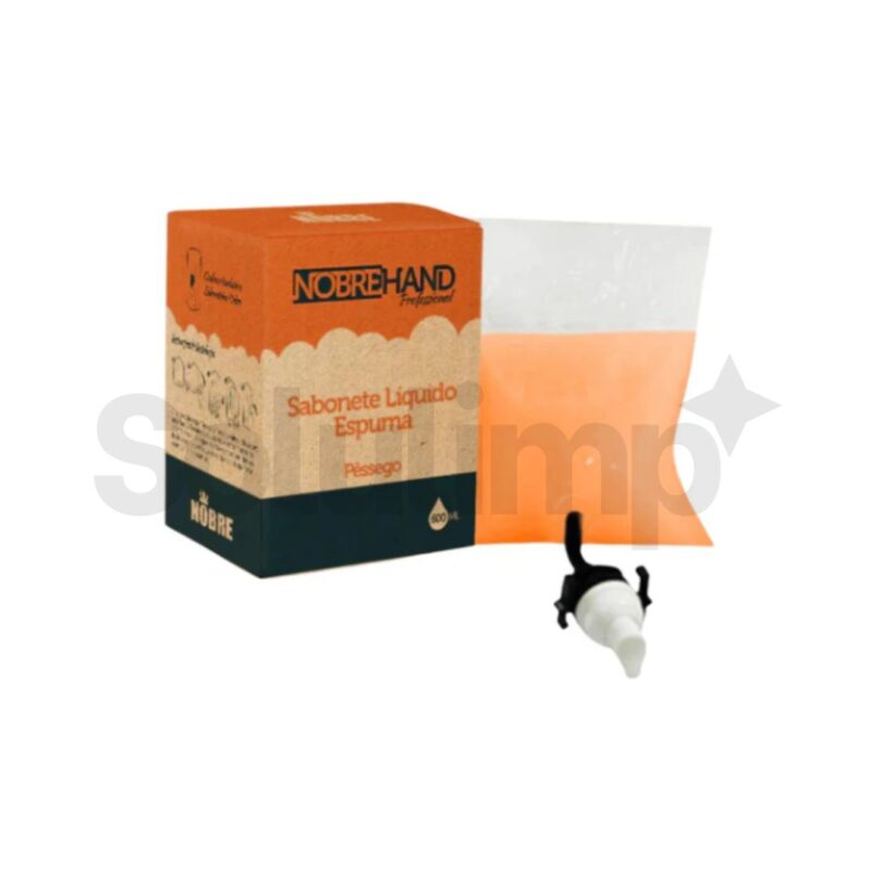 Sabonete Espuma Refil Bag 600ml (saboneteira Nobre City) Pessego - Nobre Hand - Imagem 2