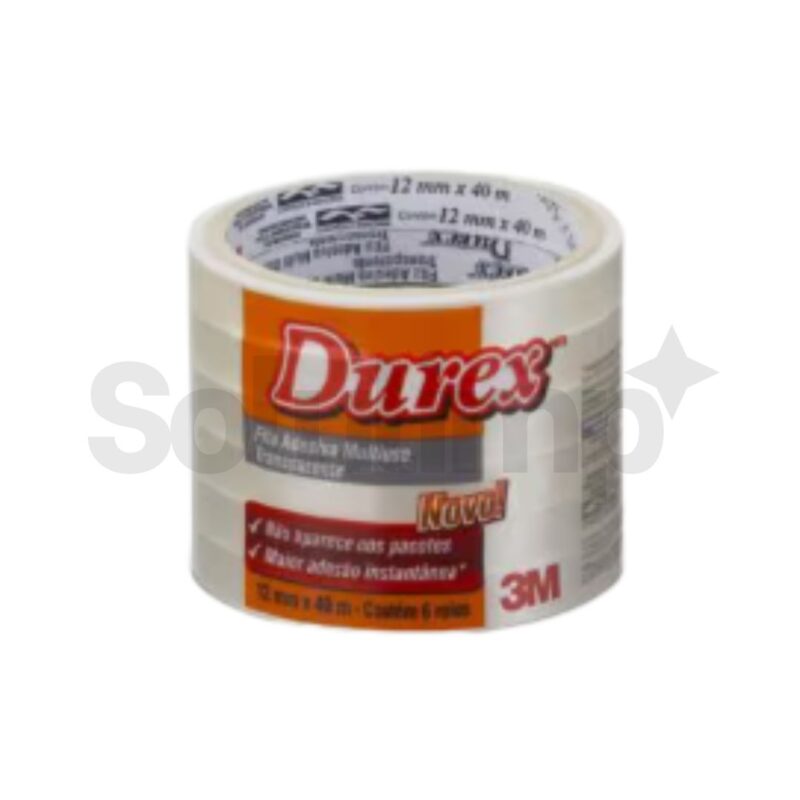 Fita Durex Trans 12x40 3m - Imagem 2