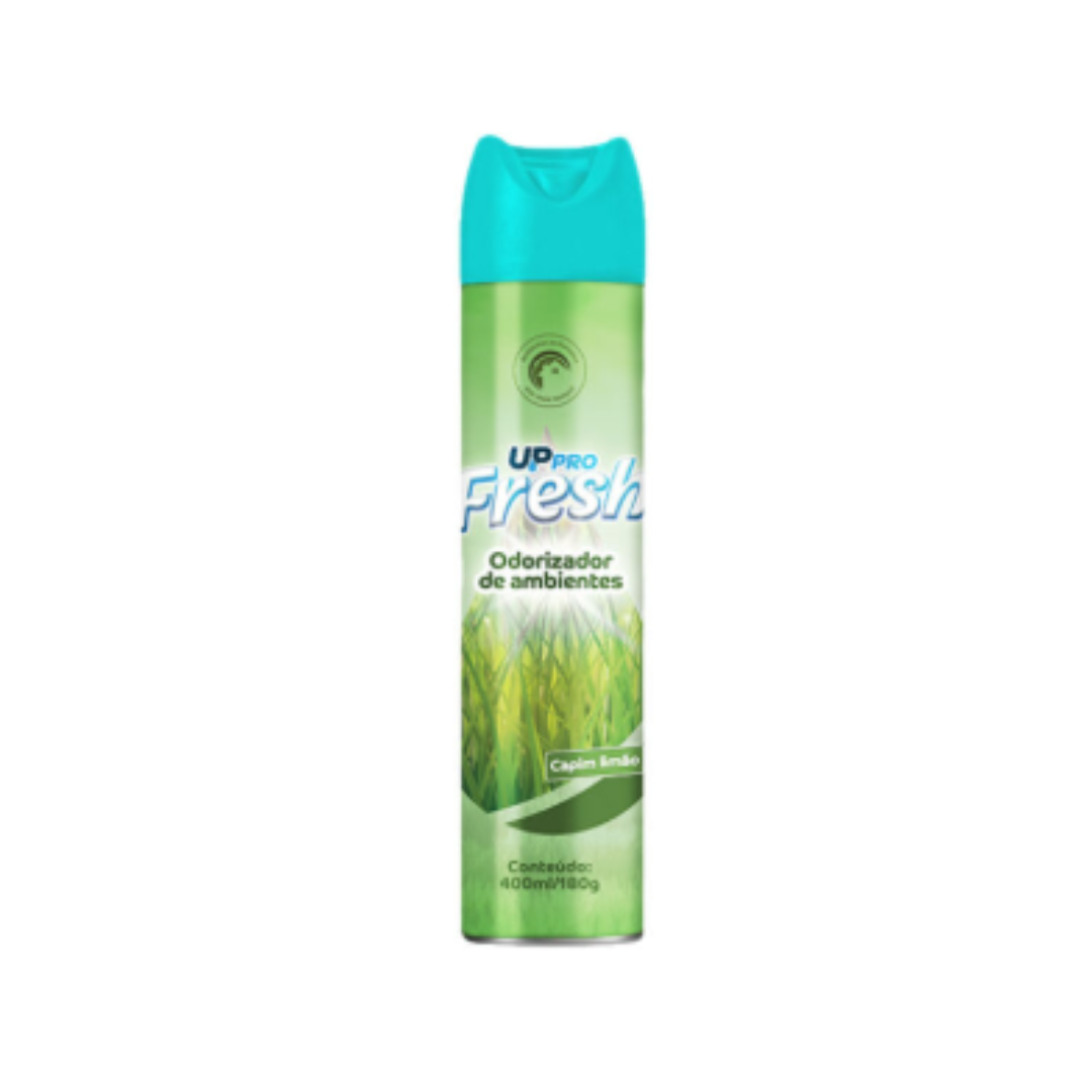 Odorizador De Ambiente Aerossol 400ml/180g - Capim Limao - Up Fresh Nobre